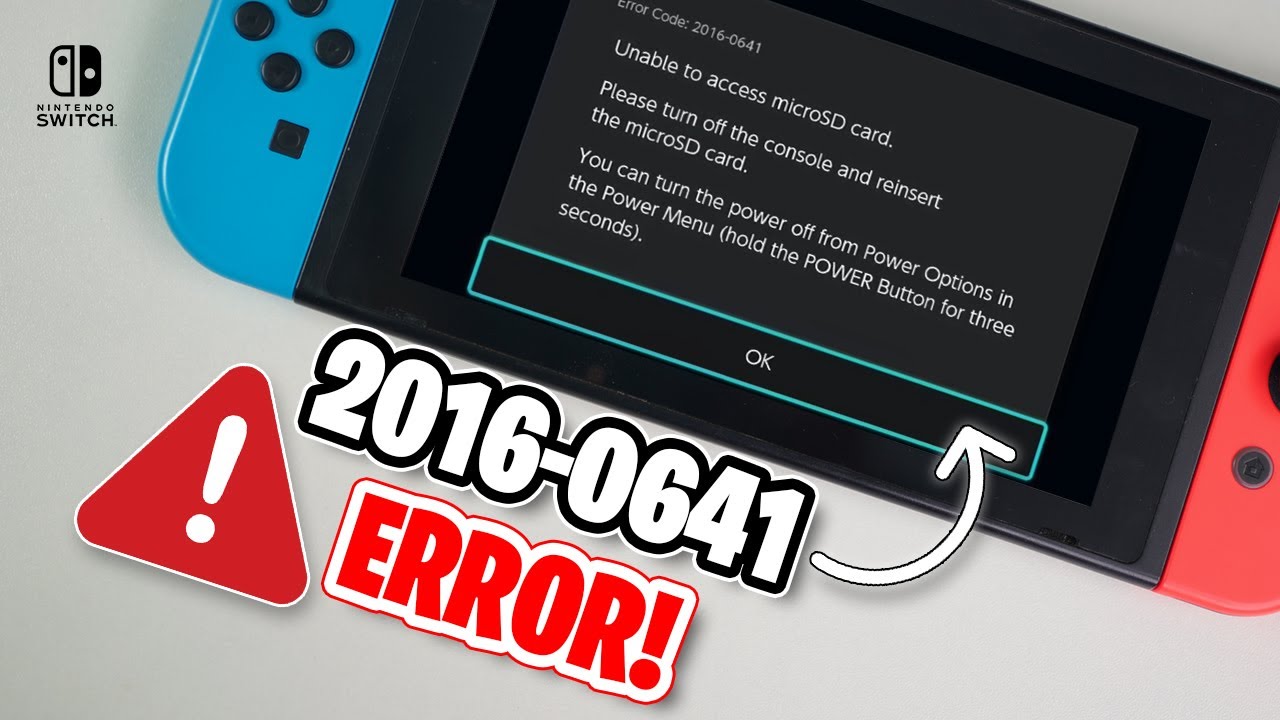 Как исправить ошибку карты Micro SD Nintendo Switch 2016-0641 | Решение проблемы неработающей кар...