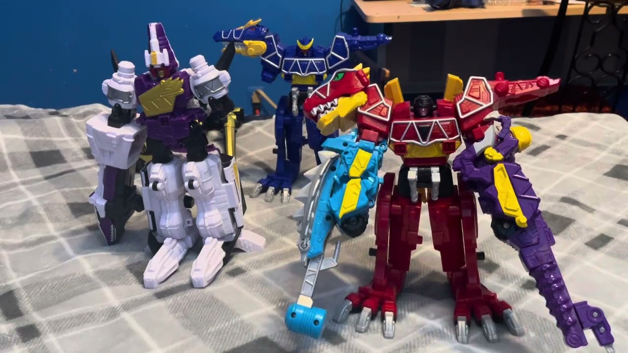 Power rangers Dino charge Packy zord review and all of the megazord formations I can do 