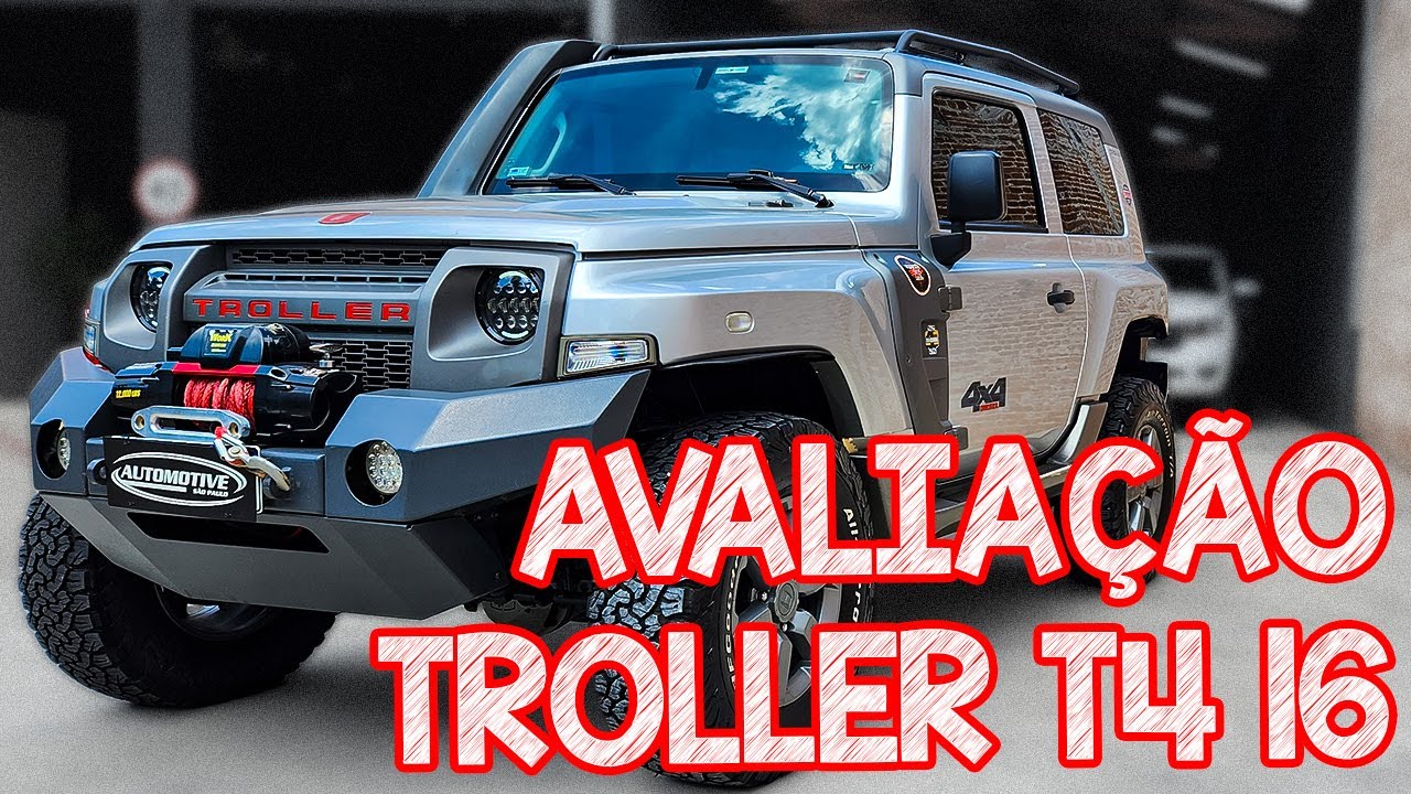 Avaliação Troller T4 2016 - O MAIS BRUTO DE TODOS COM MOTOR DIESEL DA RANGER MANUAL - Carro Chefe