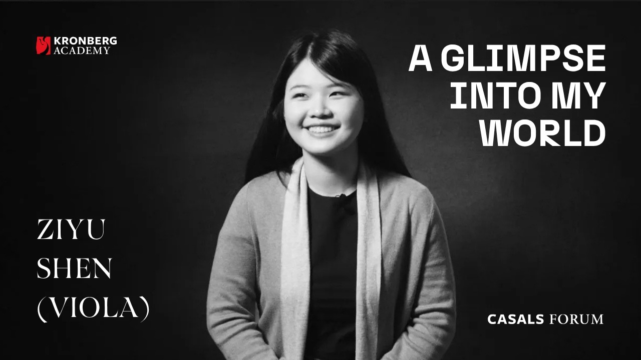 A glimpse into my world: Ziyu Shen