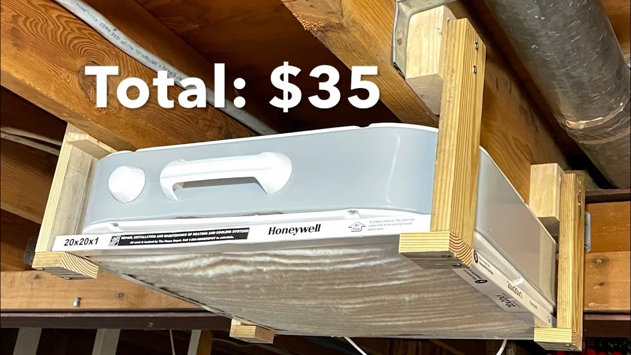 Make a simple shop air cleaner for $35