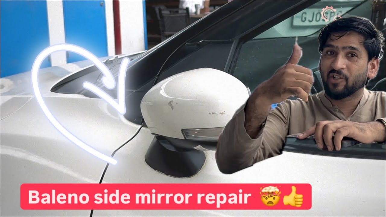 Baleno side mirror repair || Baleno mirror folding problem #baleno #2024