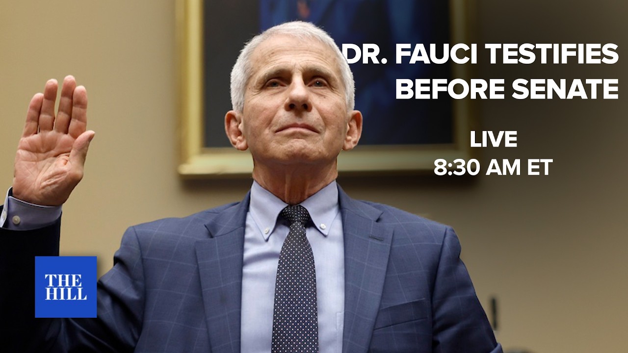 Dr. Anthony Fauci testifies before Senate committee amid leaked COVID-era diary entries