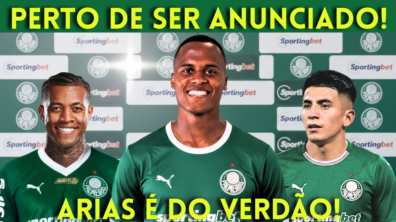🚨MINHA NOSSA: ARIAS VAI ASSINAR COM O PALMEIRAS! VERDÃO BUSCA ZAGUEIRO IGOR JULIO DO BRIGHTON!
