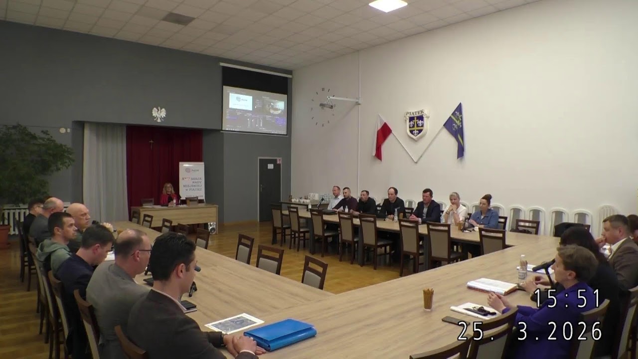 Gmina Piątek &ndash; 23 sesja Rady Miejskiej w Piątku