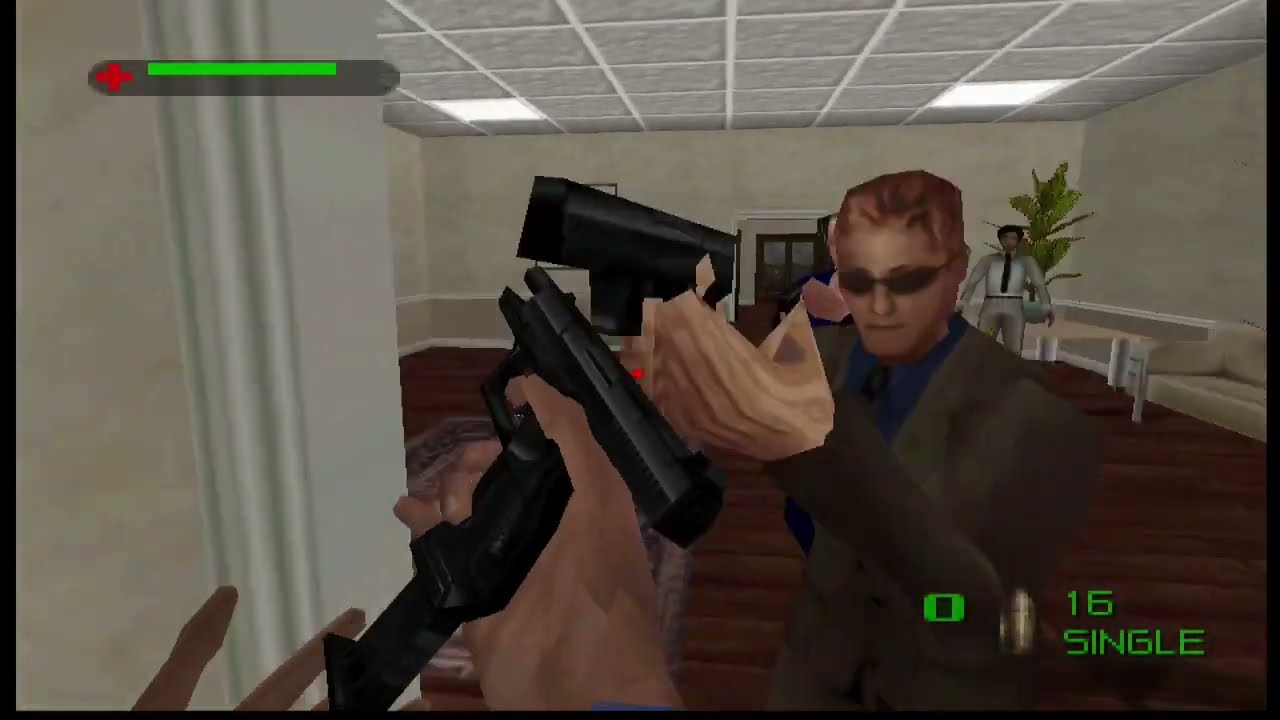 007 The World Is Not Enough (N64, 2000) w/ Mouse Injector Hack Gameplay