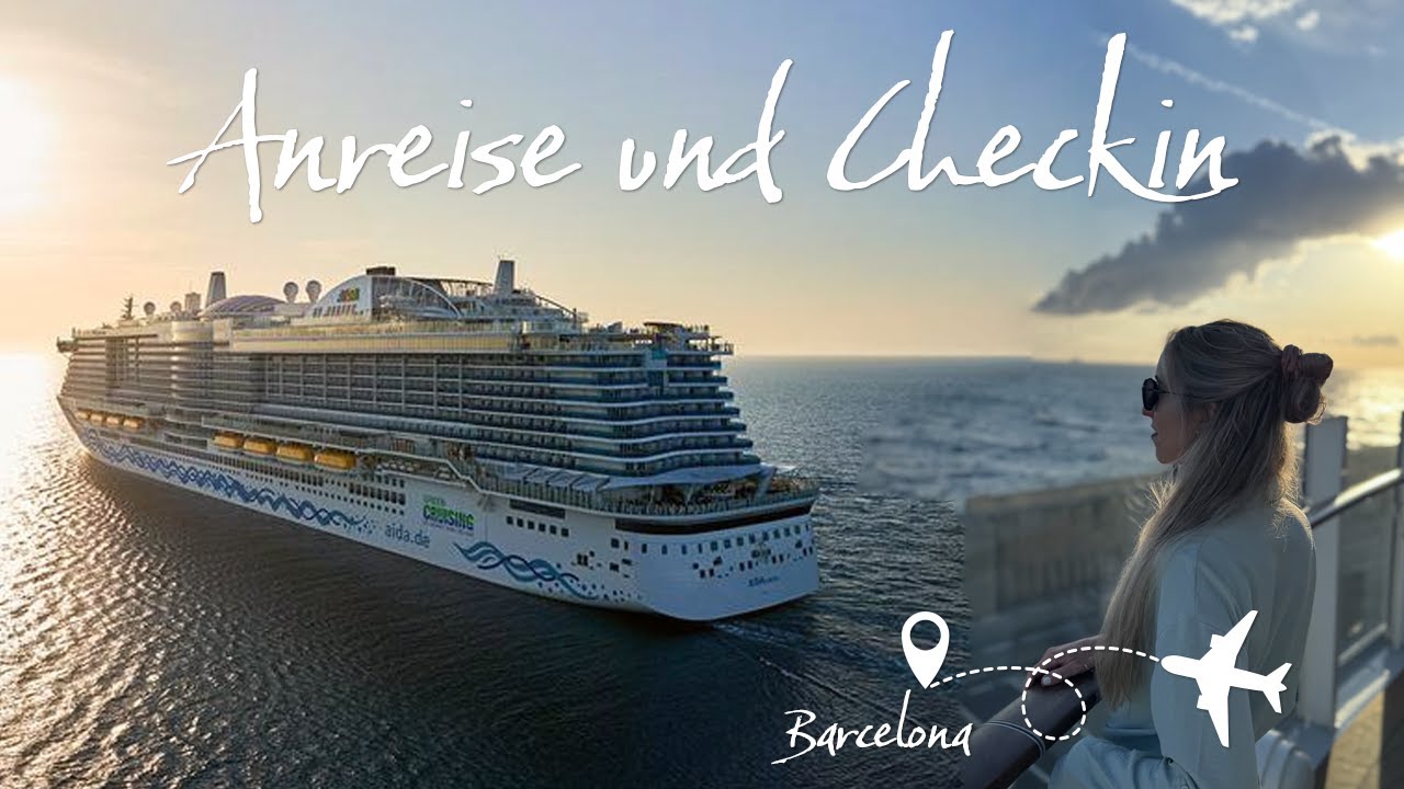 AIDAcosma Mediterrane Schätze Vlog #1 Anreise und Checkin