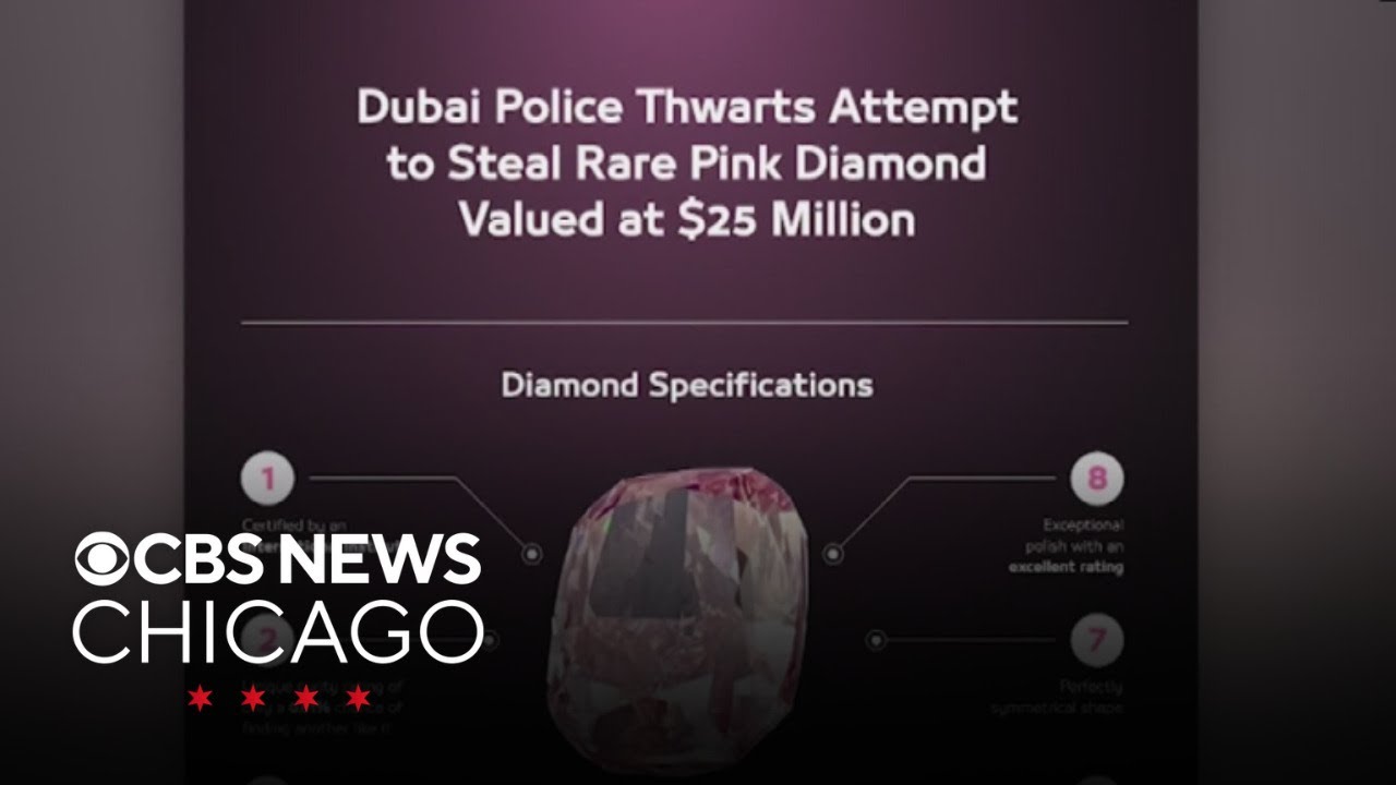Dubai police recover stolen $25 million pink diamond