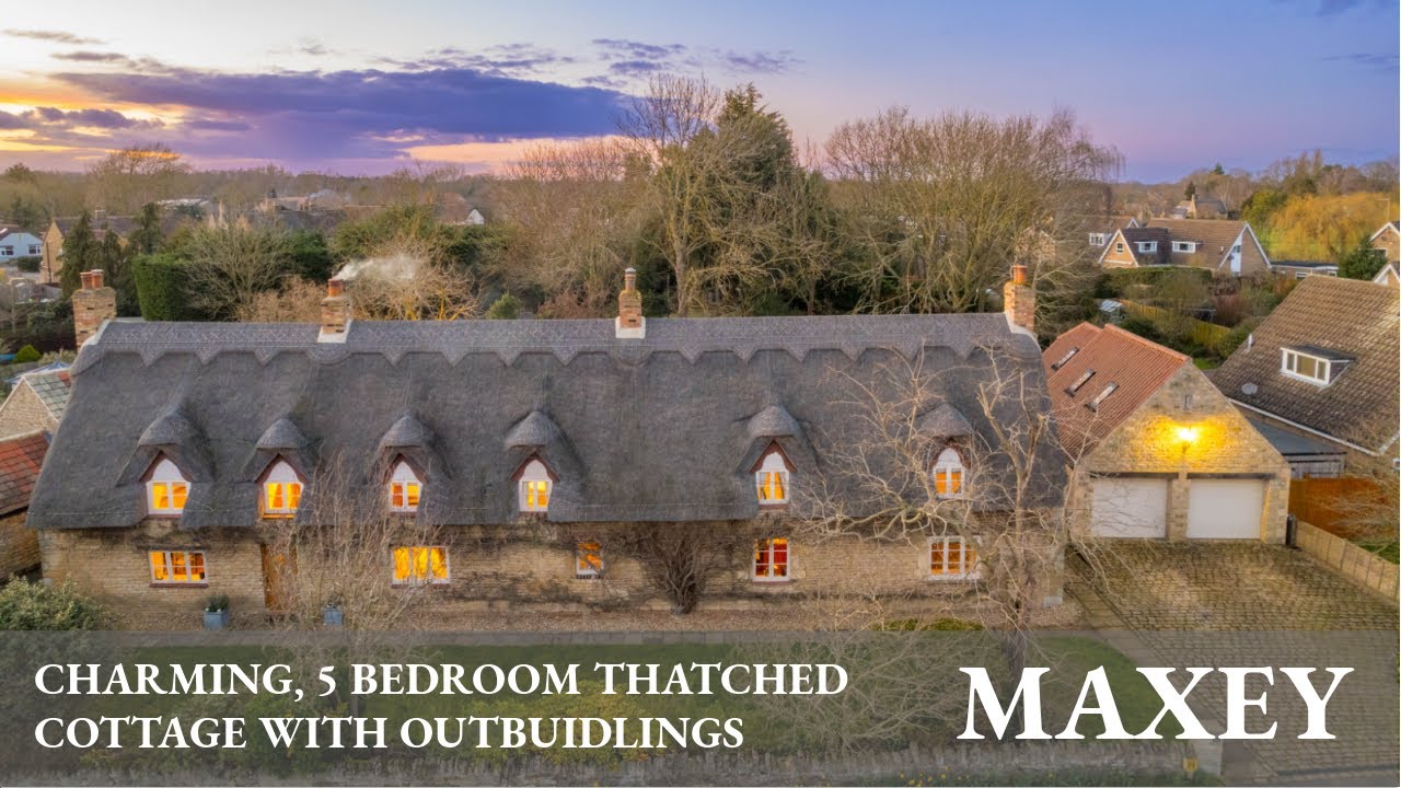 See Inside this Charming English Thatched Cottage | 24 High Street, Maxey, near Stamford