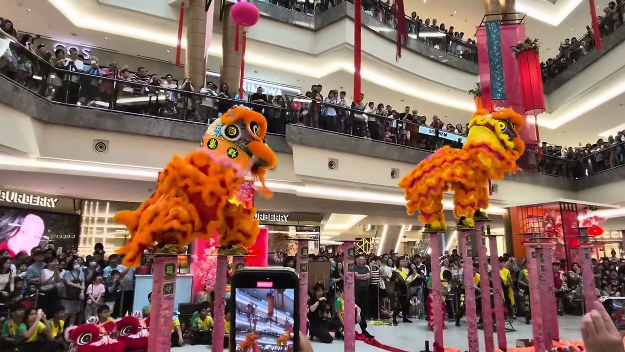 Khuan Loke Lion Dance at The Gardens Mall, Kuala Lumpur, Malaysia February 1, 2026