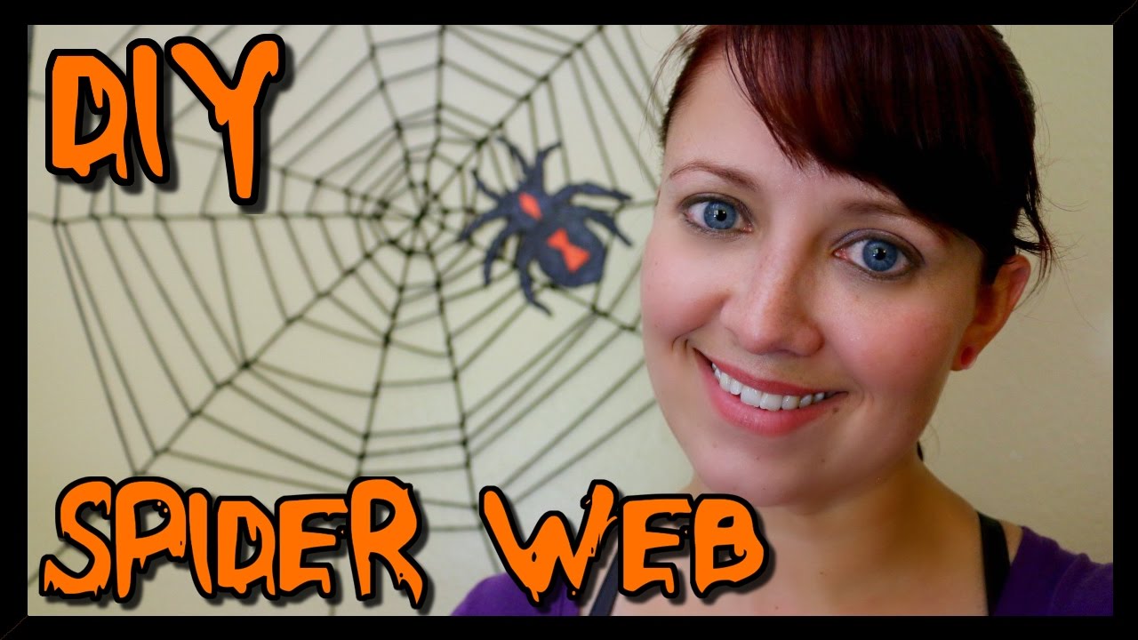 How To Make A Spider Web | CHEAP & EASY HALLOWEEN DECORATIONS 📍 How To With Kristin