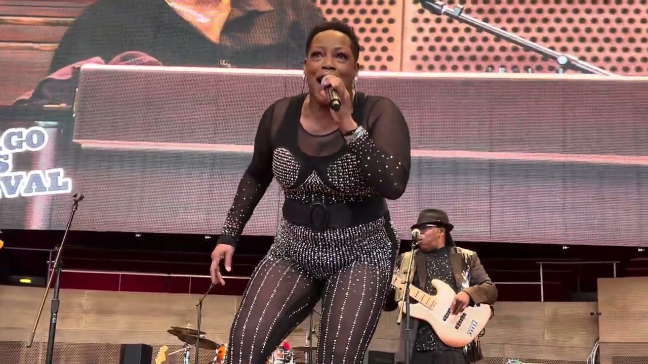 Demetria Taylor with The Mike Wheeler Band perform 