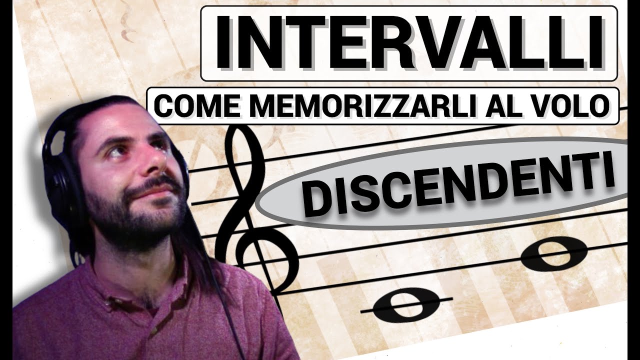 GLI INTERVALLI DISCENDENTI - Come memorizzarli al volo #93