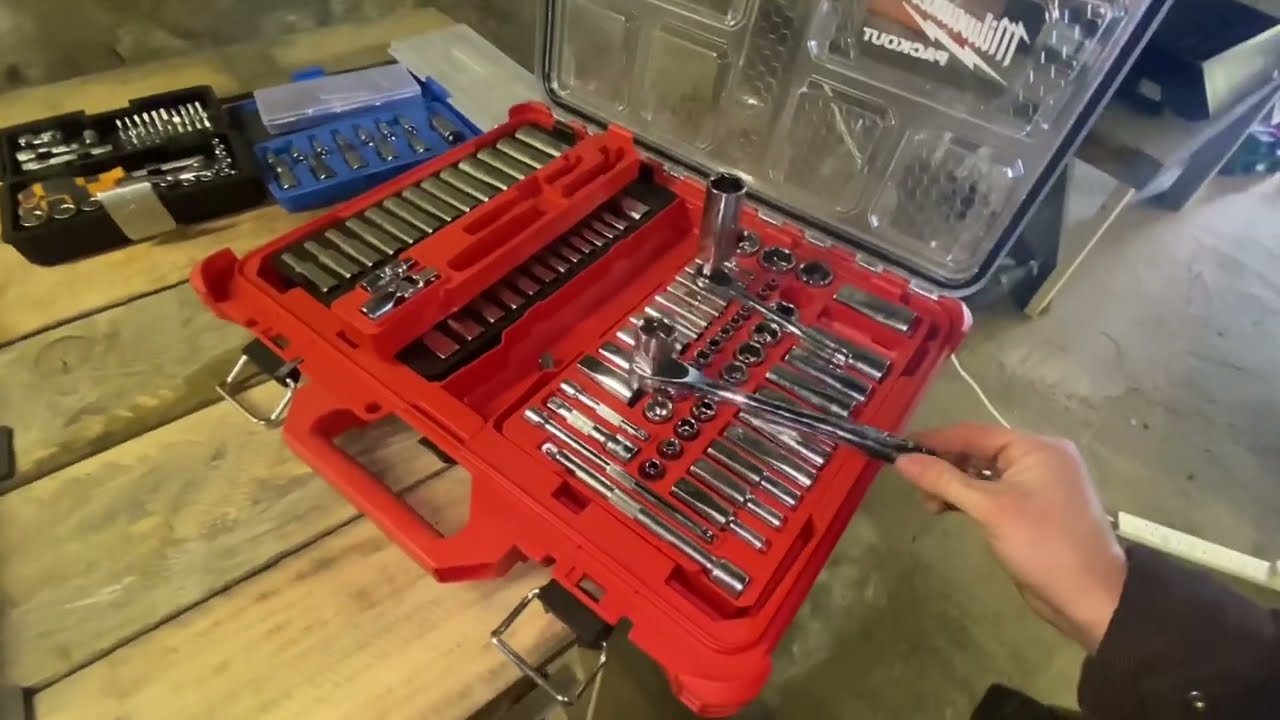 Milwaukee Packout Socket set review￼ || Milwaukee tool footage
