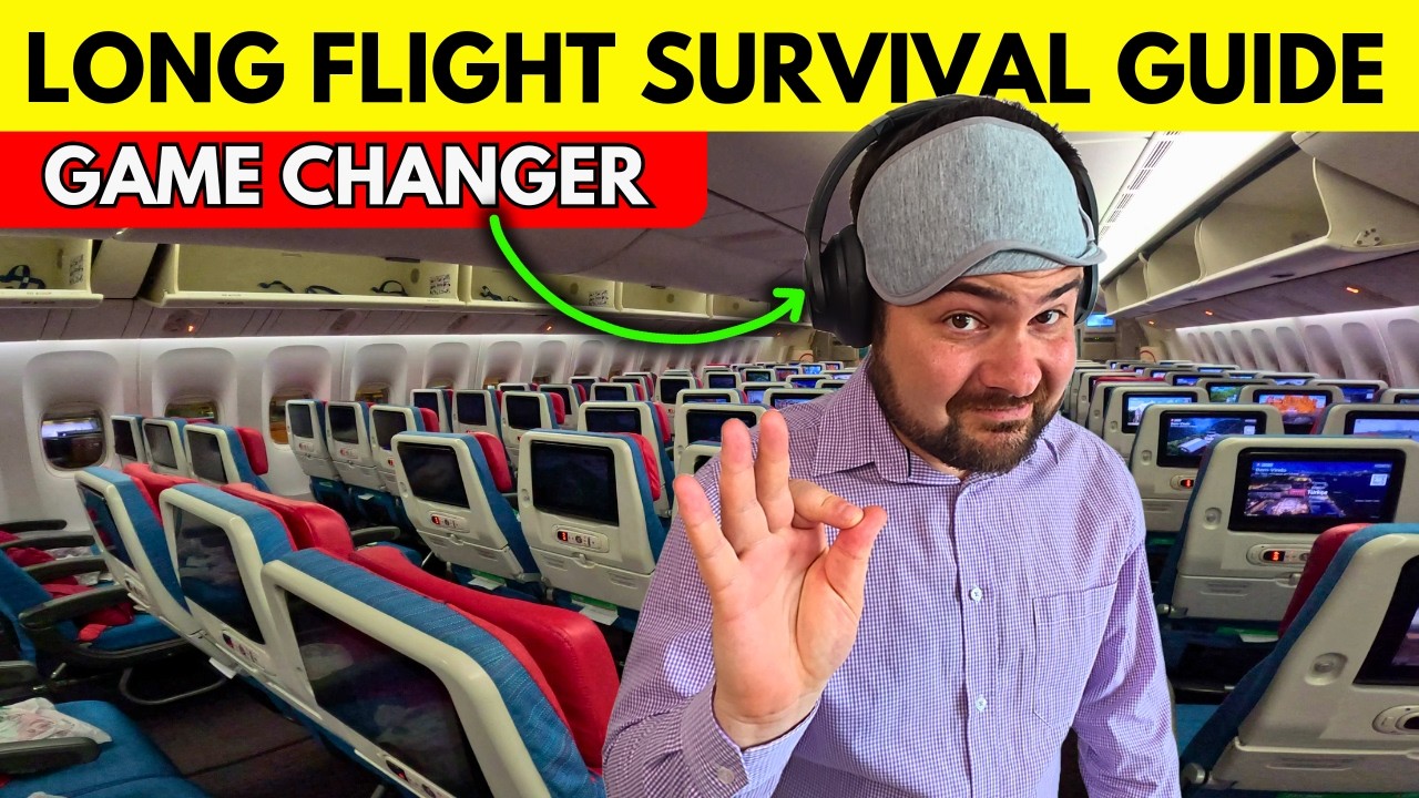 How To Make Long-Haul Flights NOT Suck (I’ve Taken 100s Of Them)