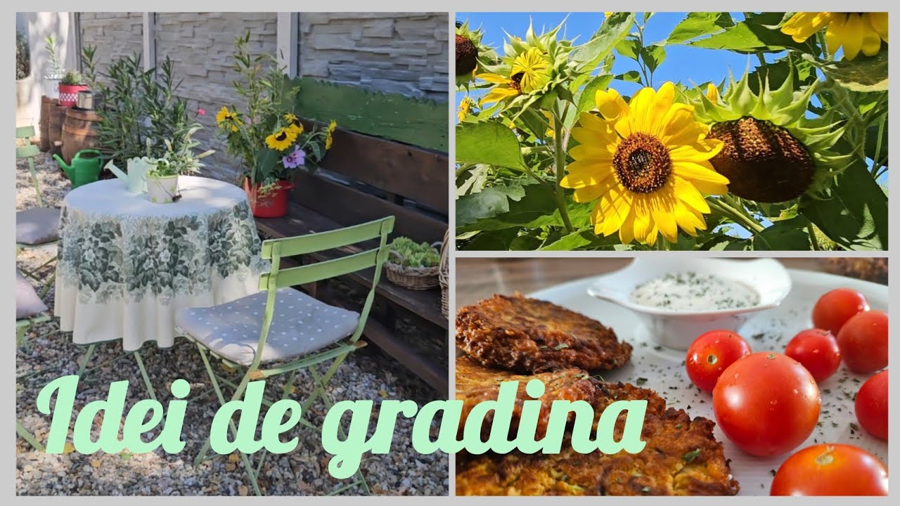 Un loc de stat in gradina / chiftelute din dovleac