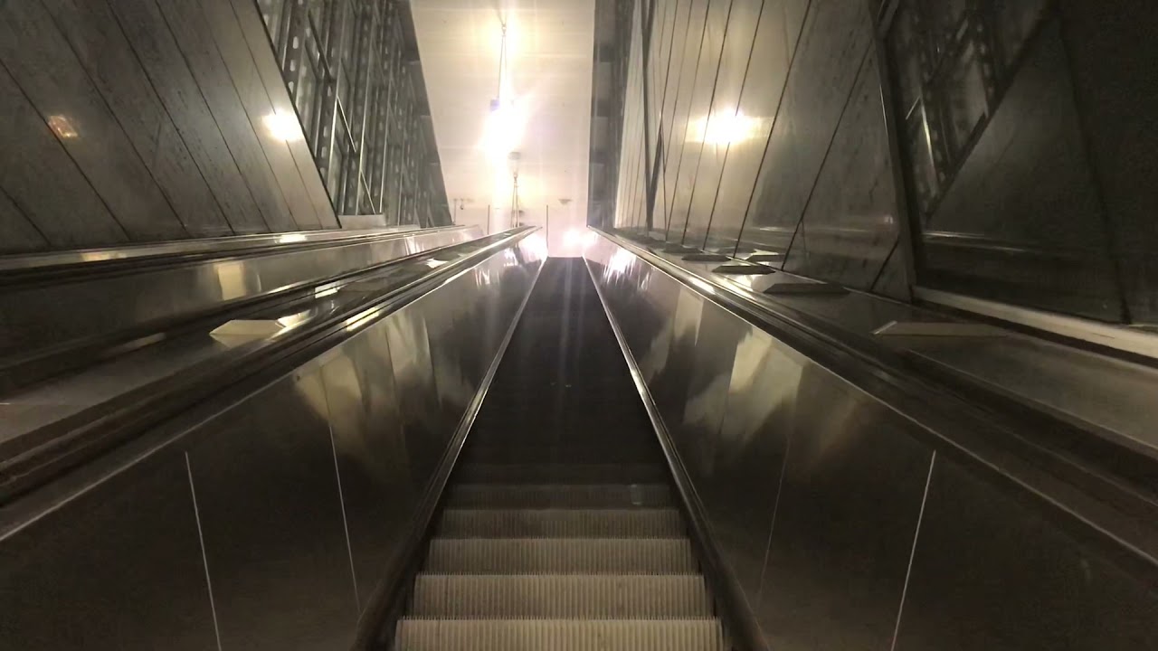 The escalator at helsinki airport