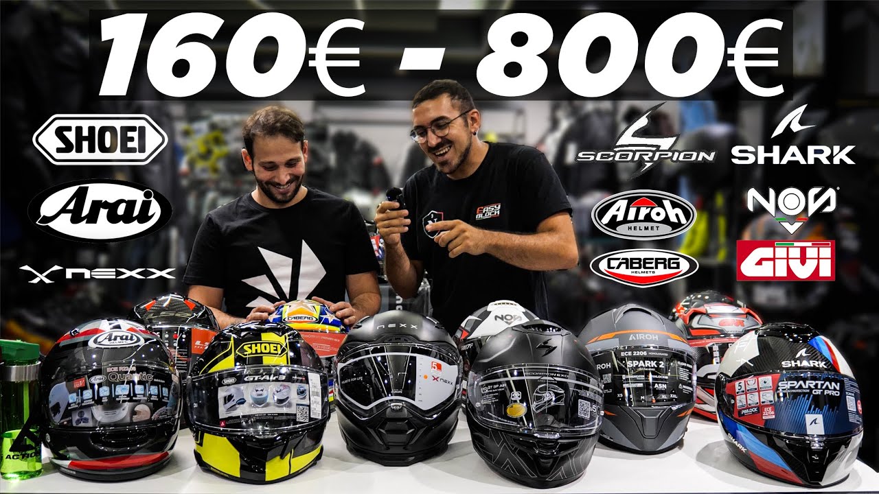 CONFRONTO CASCHI TOURING / SPORT TOURING : PER TUTTE LE TASCHE.. DA CABERG ad ARAI