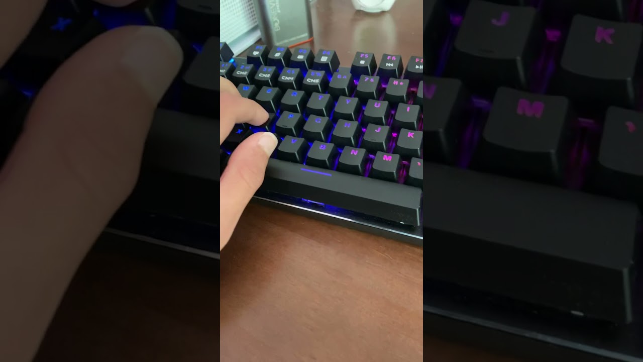 30$ Blue switch keyboard sound test