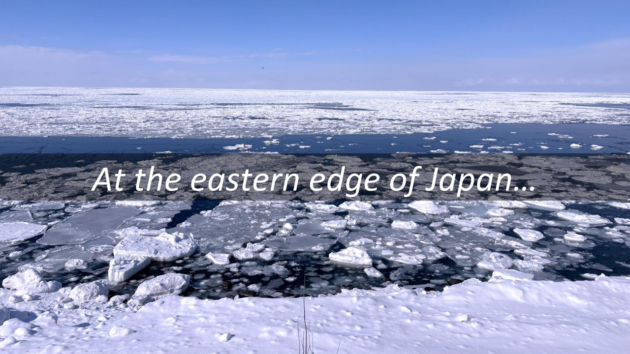 The northeastern tip of Japan, the Sea of ​​Okhotsk, Shiretoko World Heritage Site and drift ice