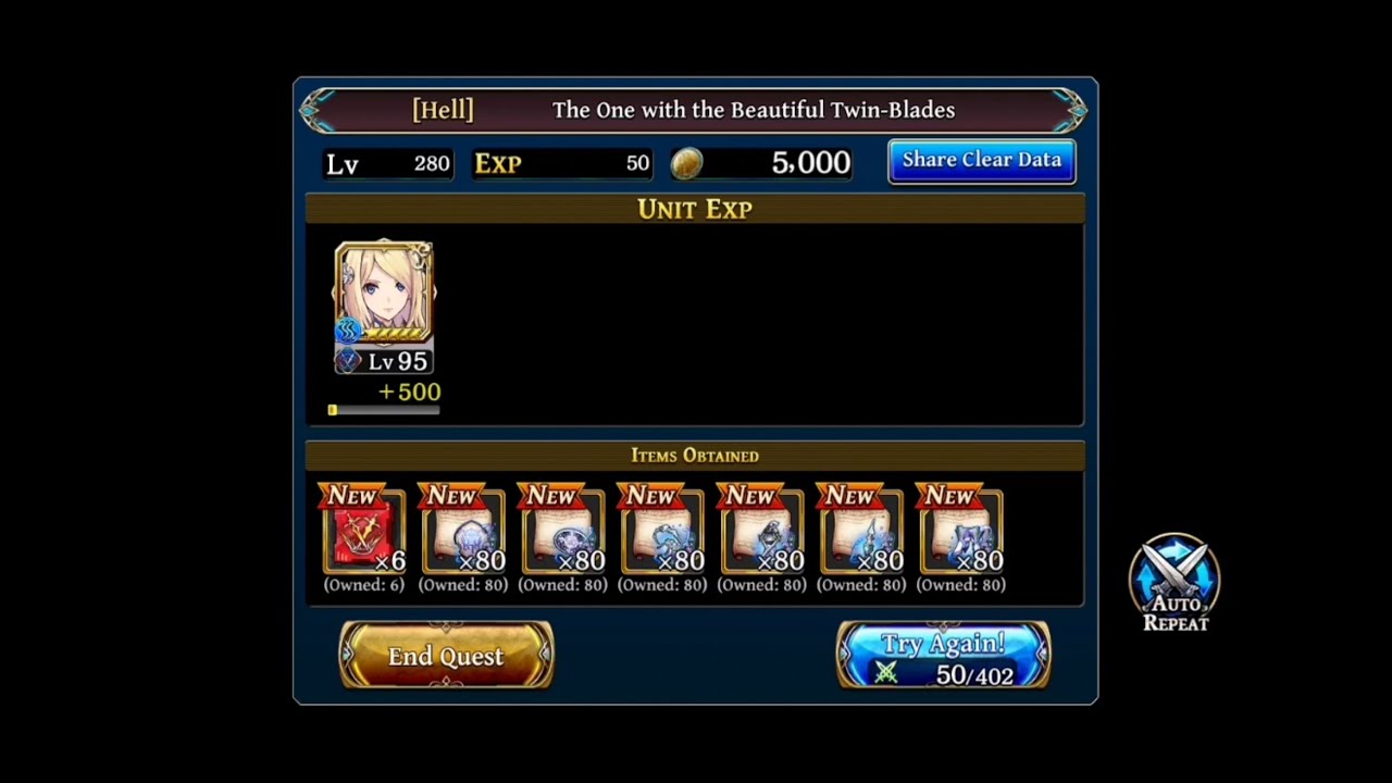 The Alchemist Code - The One with the Beautiful Twin-Blades (All missions, Non-limited, no MLS)