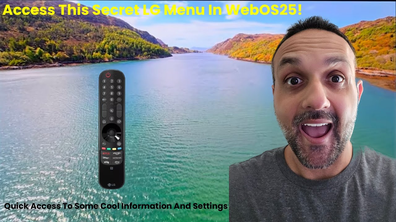 Как получить доступ к секретному меню на телевизоре LG! | Работает на WebOS25
