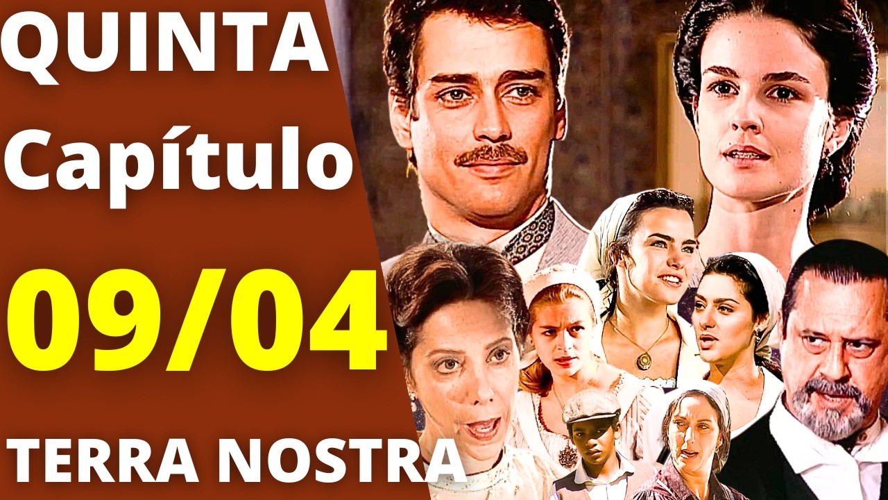 TERRA NOSTRA Cap&iacute;tulo de hoje QUINTA 09/04 MARCO ANT&Ocirc;NIO FAZ PROPOSTA SURPREENDENTE A ROSANA!