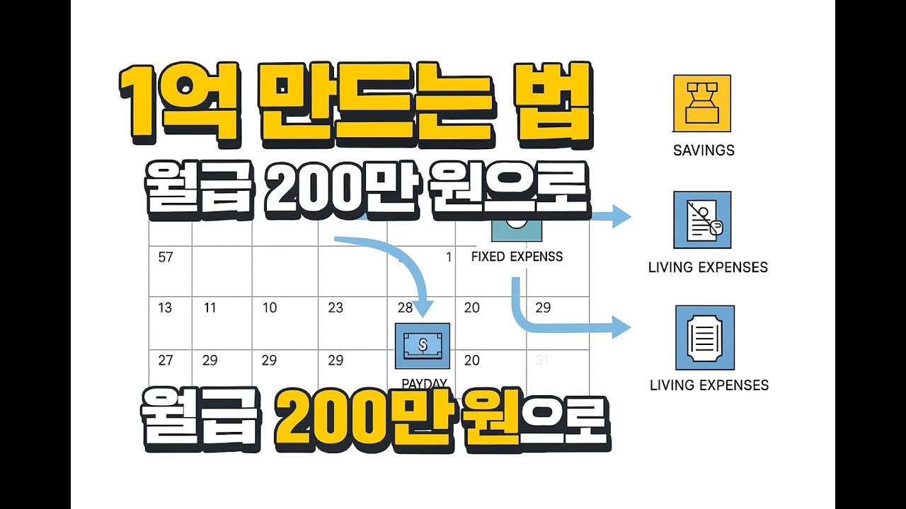 통장 4개로 쪼개면 돈이 알아서 모입니다 | 자동 이체 세팅법