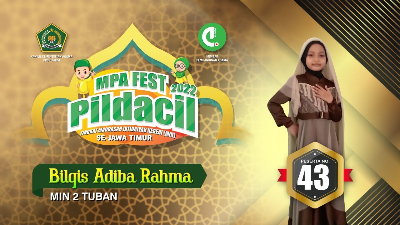 43. MIN 2 TUBAN - BILQIS ADIBA RAHMA - CINTA TANAH AIR SEBAGIAN DARI IMAN