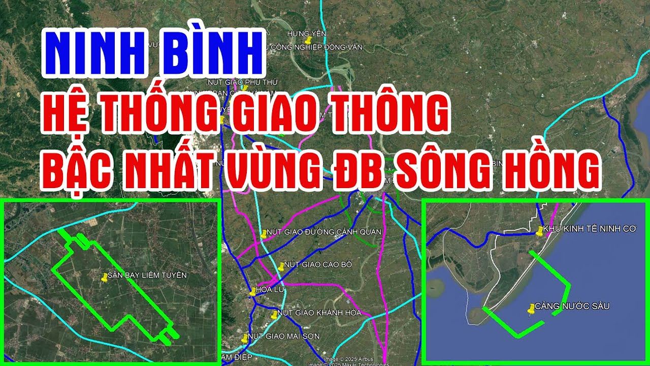 Ninh Bình sẽ có hệ thống giao thông hiện đại bậc nhất vùng Đồng bằng Sông Hồng.