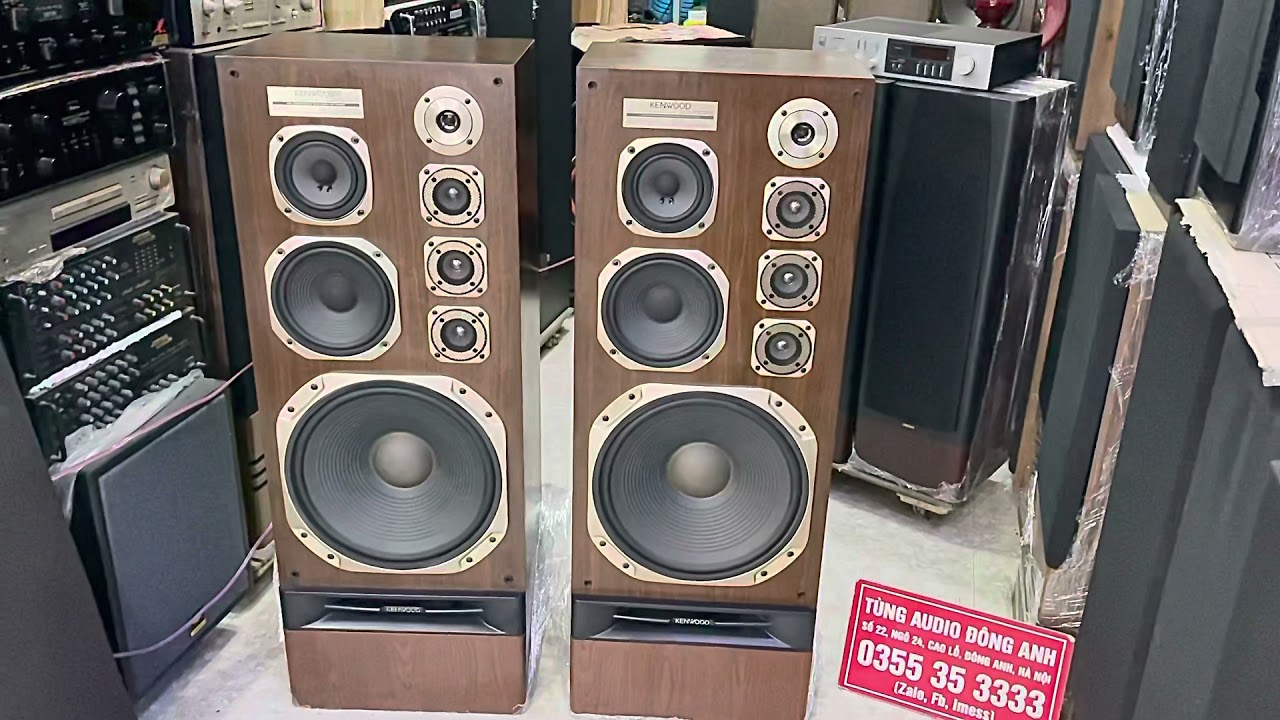 Loa Kenwood Ls-P9300 khủng long bass 40 đời cao hết số của hãng,thiết kế đẹp hầm hố,chất âm hay