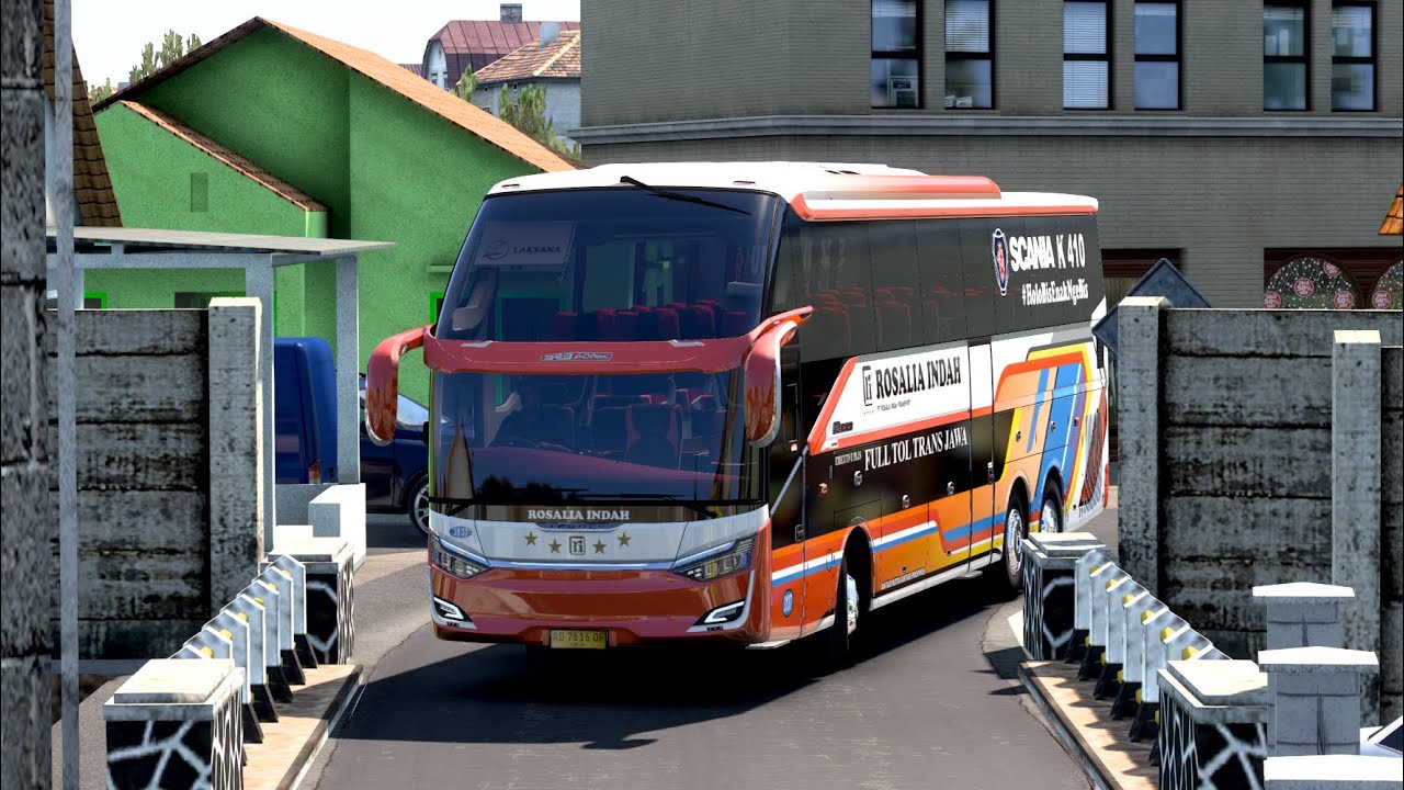 BUS TRONTON ROSALIA INDAH DIPAKSA MELIBAS JALUR SUWEMPIT INI ‼️😱
