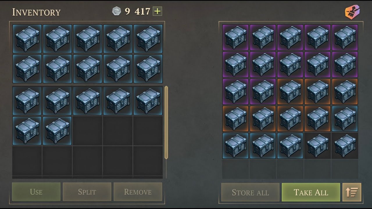 Grim Soul - Opening 42 Weapon Box (Legendary, Unique,Rare,Normal)