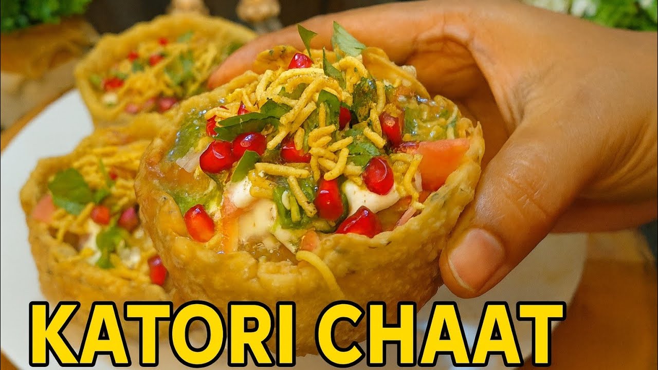 Halwai Style Katori Chaat Recipe 😍 | Crispy & Tasty Street Food at Home | Easy Chaat Recipe | Chaat 