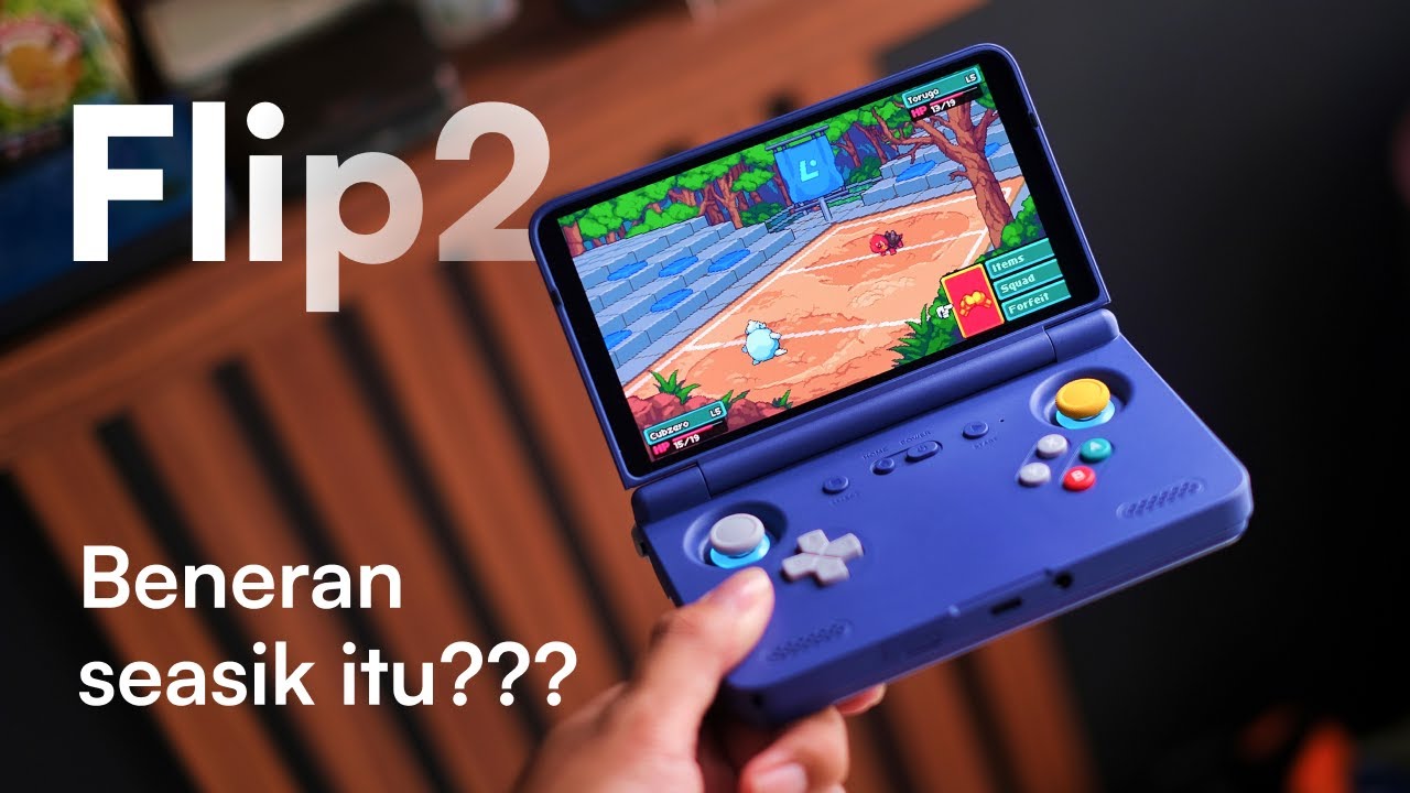 Handheld Lipat Android Terbaik! Retroid Pocket Flip 2 - Lebih Enak Dibawa-bawa