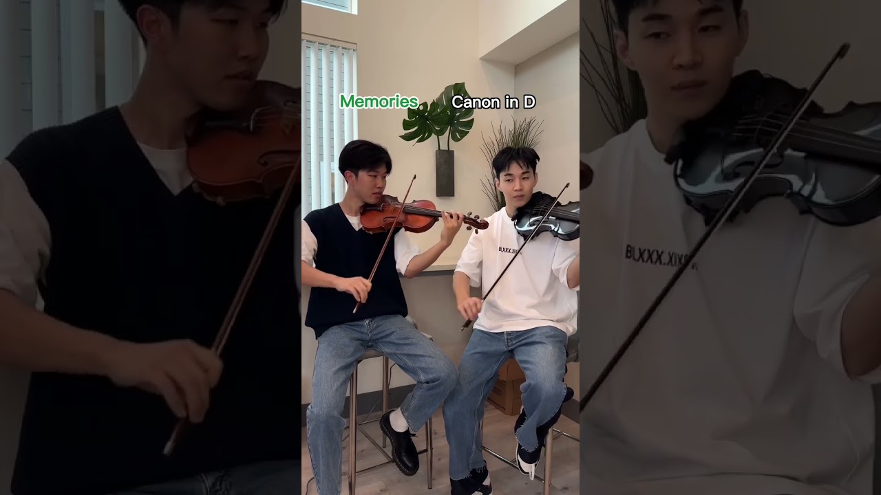 Canon in D x Memories - Violin Duet w/ Henry Lau