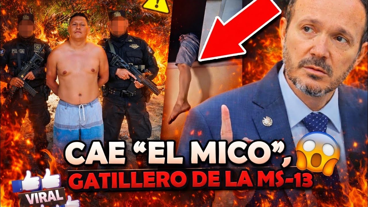 Cae “El Mico”, peligroso gatillero de la MS-13 que se ocultaba entre el techo y el cielo falso