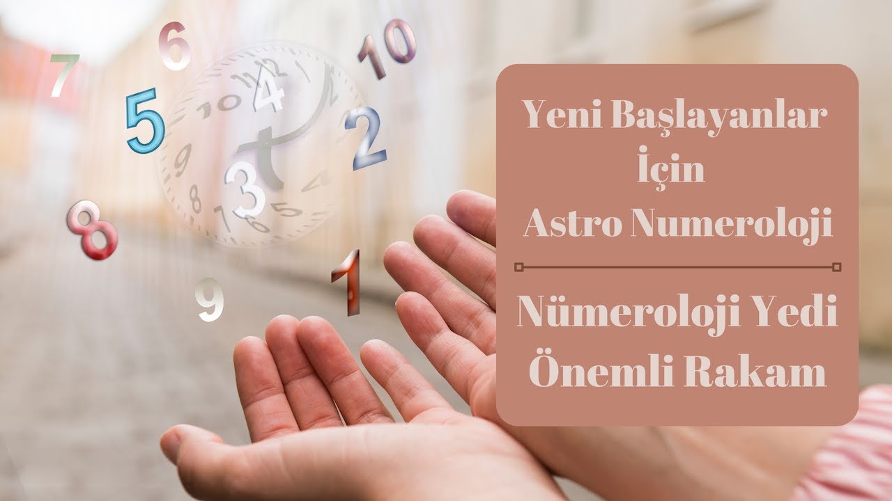 Yeni Başlayanlar İ&ccedil;in Astro N&uuml;meroloji  Eğitimleri:  N&uuml;meroloji İlminde Rakamların Tahlil Edilmesi