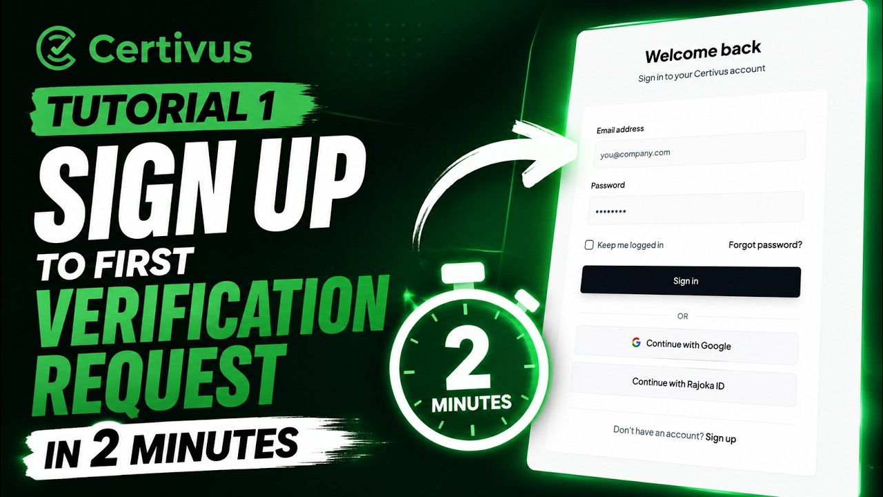 AML & KYC Software Demo: Sign Up to First Check in 2 Minutes