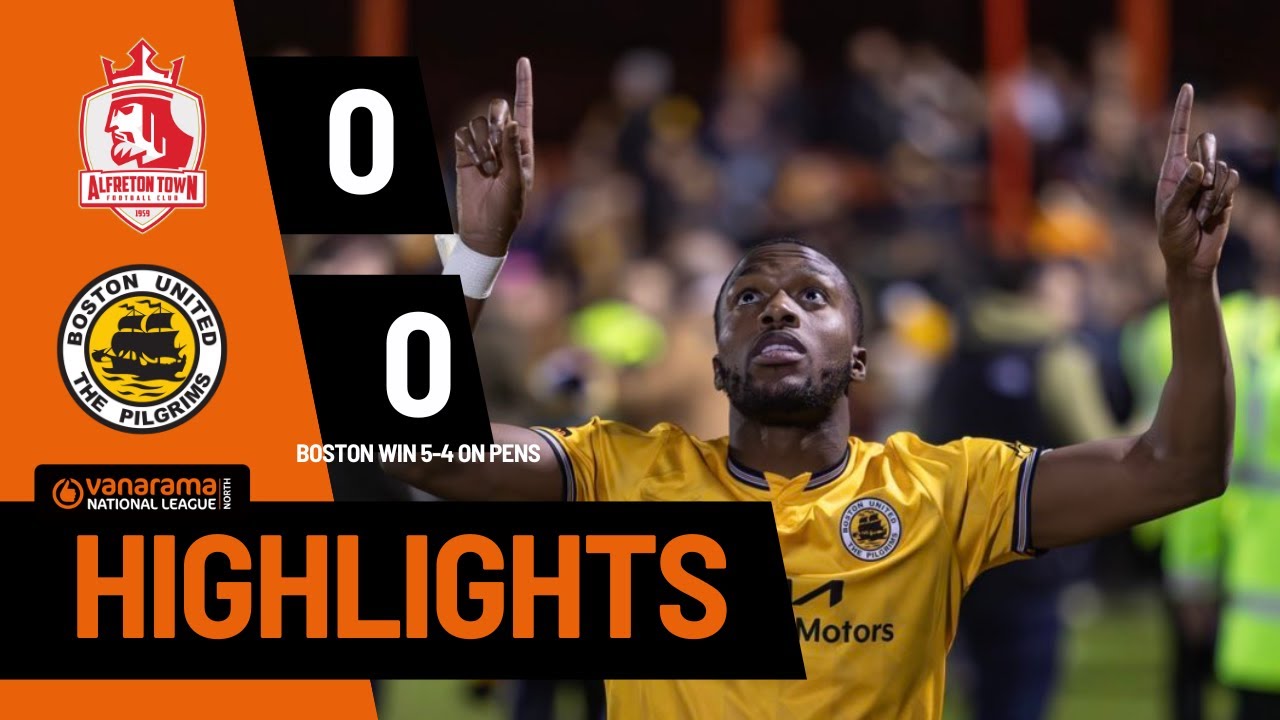 HIGHLIGHTS Alfreton Town 0-0 Boston United | More Play-Off heartache for Alfreton as Boston advance
