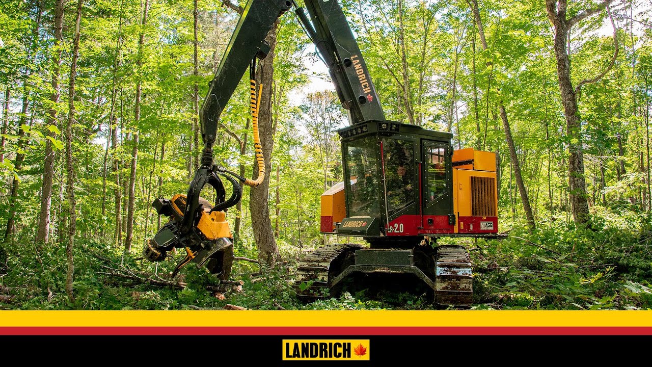 Landrich Track Harvester - with Ponsse H8(HD) Top saw and HH360 Rotator