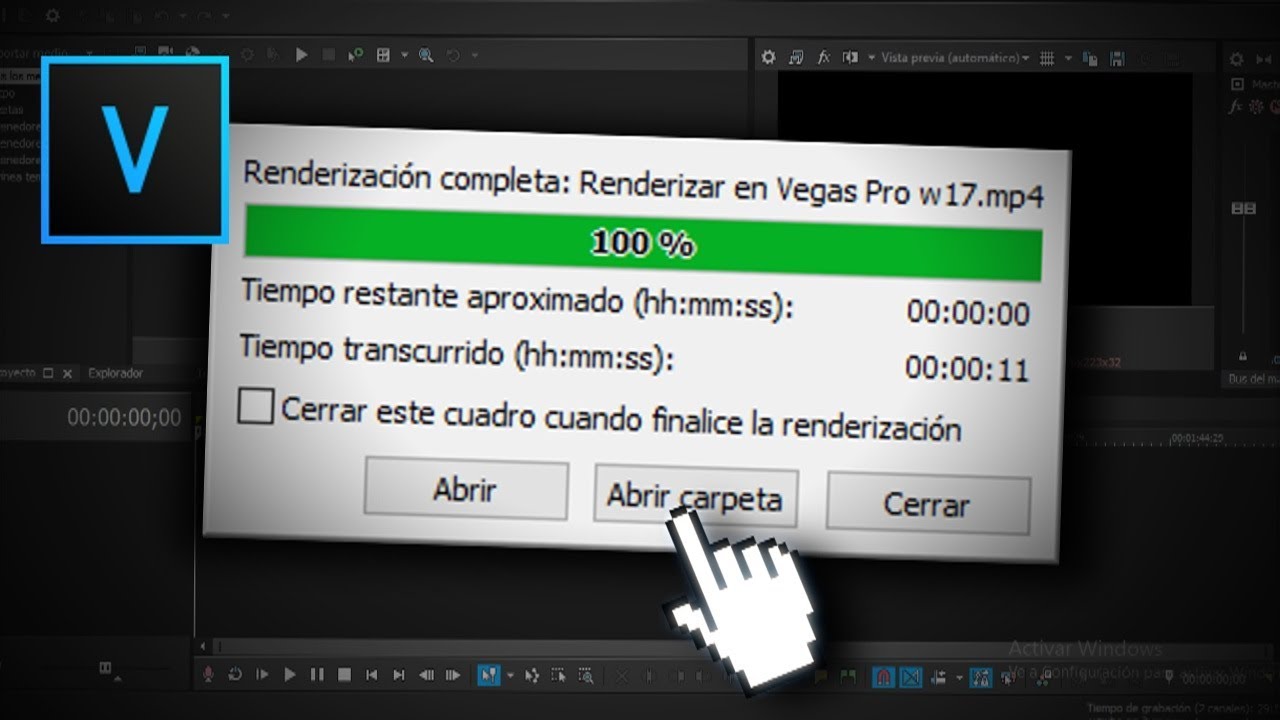 Renderizar y Exportar en Vegas Pro 17 || TUTORIAL