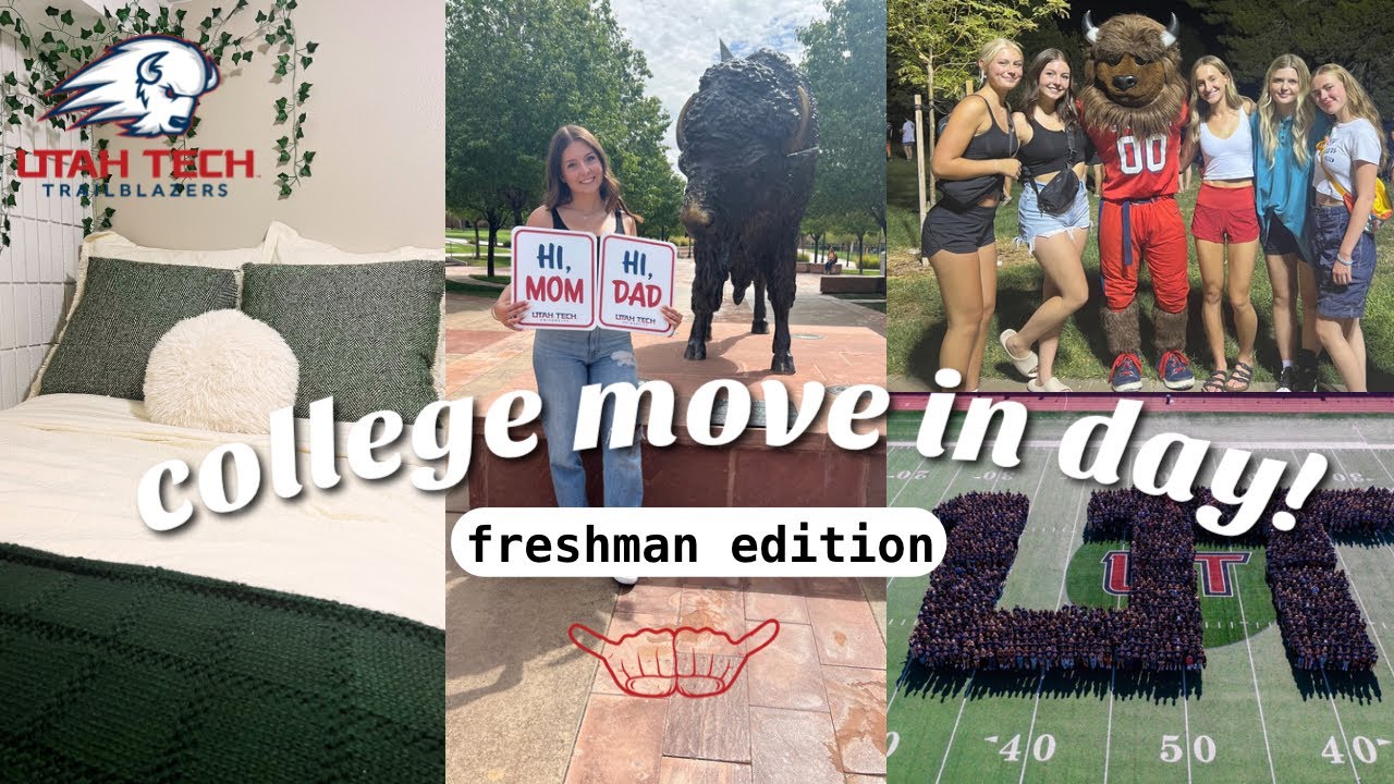 COLLEGE MOVE-IN DAY! ☆ (freshman @ utah tech university 2023)