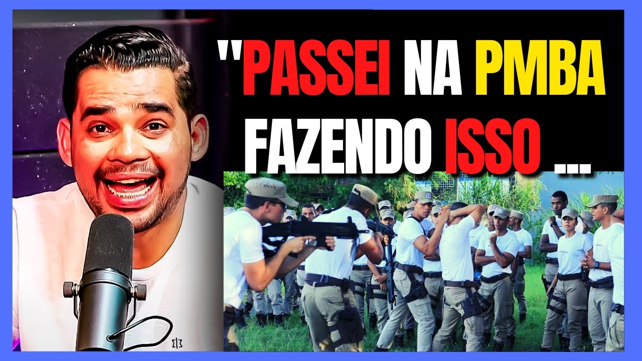 COMO PASSEI NA PMBA? CONCURSO DA POLICIA MILITAR BA, LUCIANO MATOS QUEIROZ PODCAST