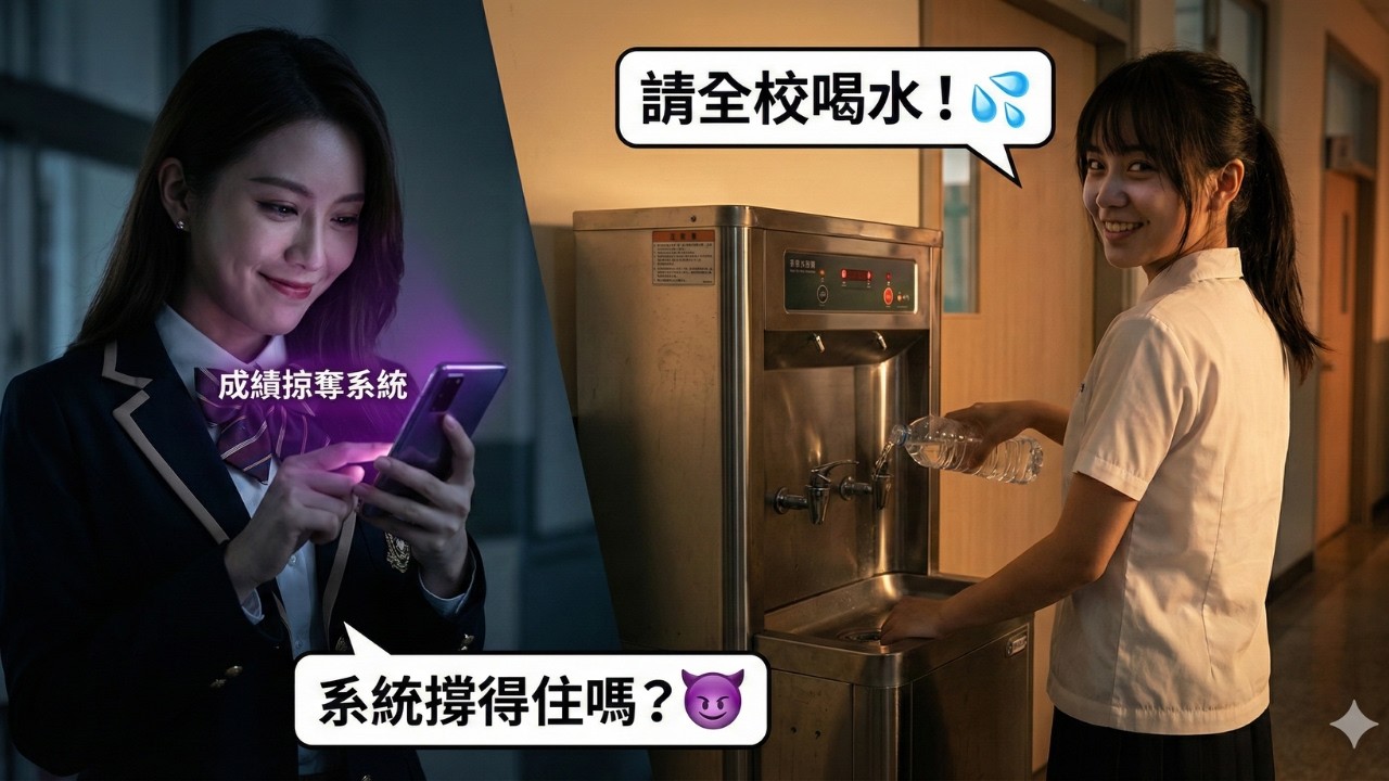 【復仇】富家女靠「喝水」偷走學霸姐姐的成績？惡女妹妹重生：我把水倒進全校飲水機！😈| 惡女反擊