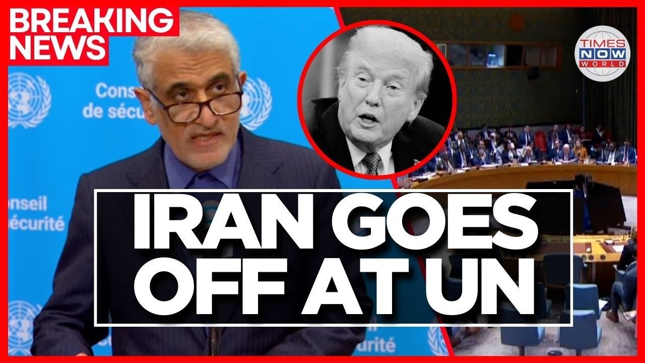 WATCH: ‘Double Standards And Hypocrisy’, Iran Shames Trump and UNSC | Times Now World