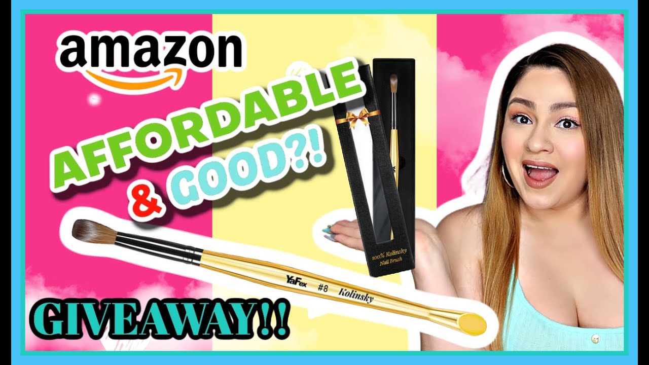 BEST AMAZON ACRYLIC BRUSH FOR BEGINNERS (YAFEX) 
