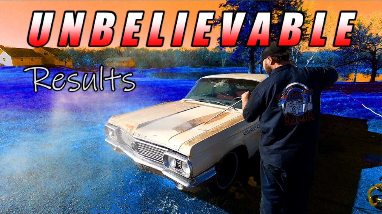 FORGOTTEN 1963 Buick LeSabre - FIRST WASH In 23 Years and Linseed Oil (P3)