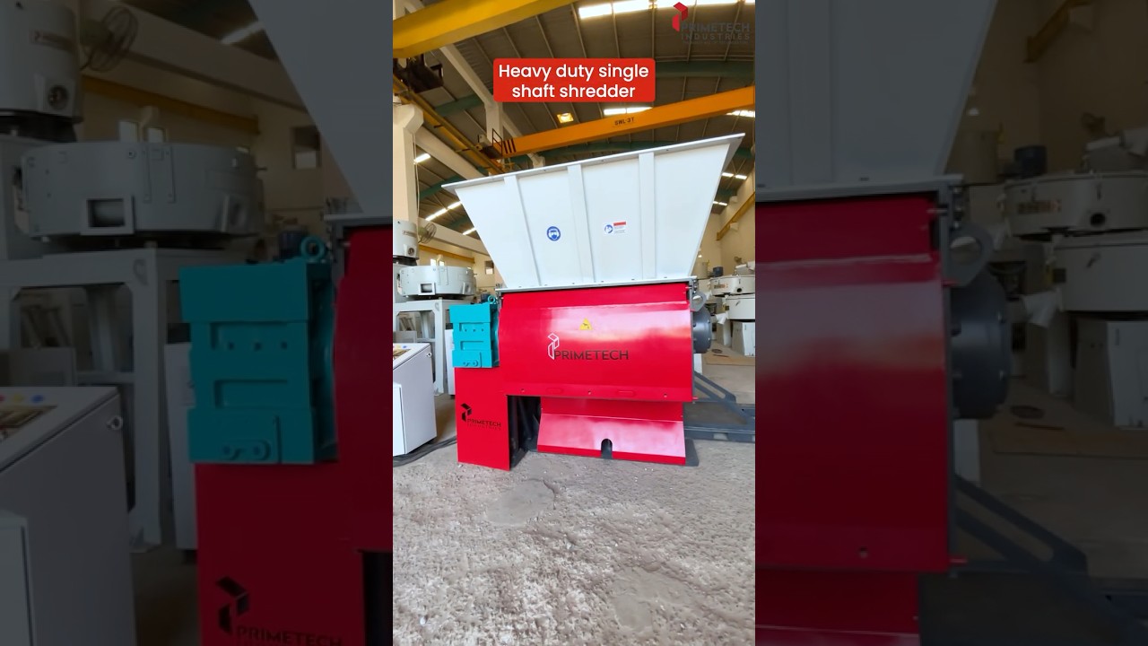 Primetech Industries &ndash; Single Shaft Shredder & Recycling Tech