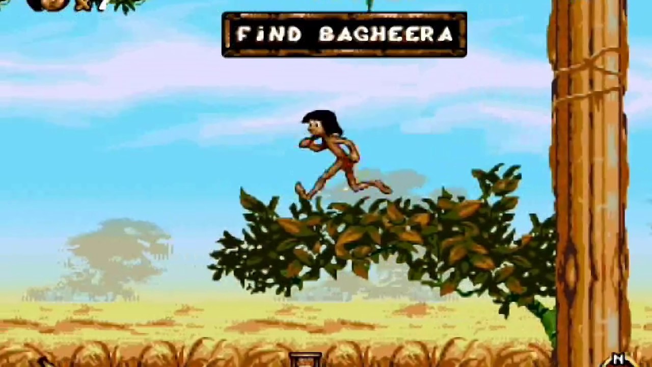 The JUNGLE BOOK (Книга Джунглей) SEGA Mega Drive/Genesis longplay [013]